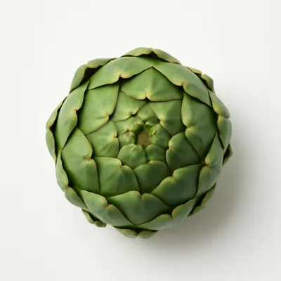 Illustration of artichokes, (globe or french), raw