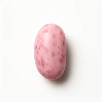 Illustration of beans, pink, mature seeds, raw