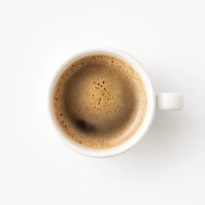 Illustration of beverages, coffee, brewed, prepared with tap water