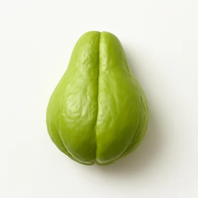 Illustration of chayote, fruit, raw