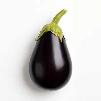Illustration of eggplant, raw