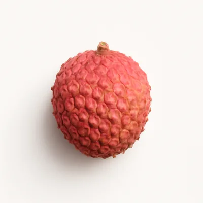 Illustration of litchis, raw