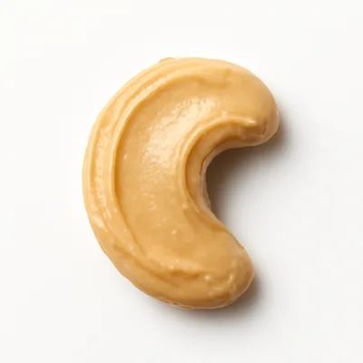 Illustration of nuts, cashew butter, plain, with salt added