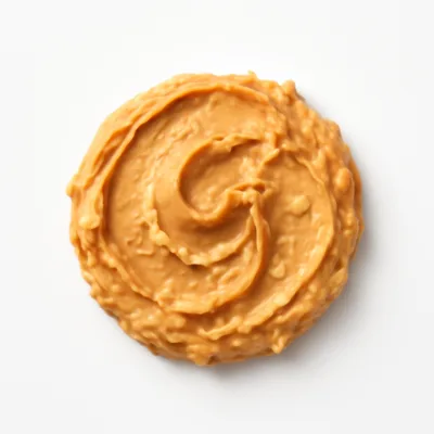 Illustration of peanut butter, chunk style, with salt