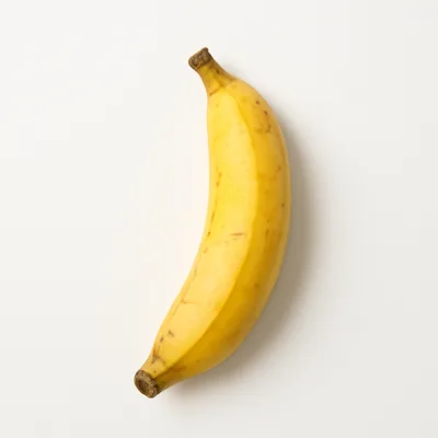 Illustration of plantains, yellow, raw