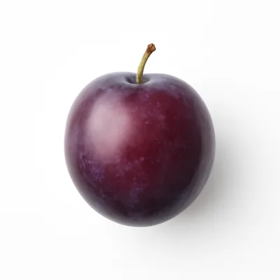 Illustration of plums, raw
