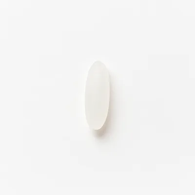 Illustration of rice, white, medium-grain, raw, unenriched