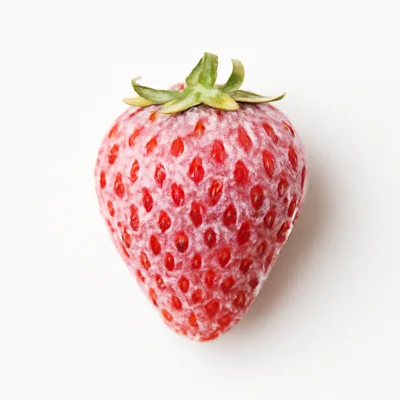 Illustration of strawberries, frozen, unsweetened