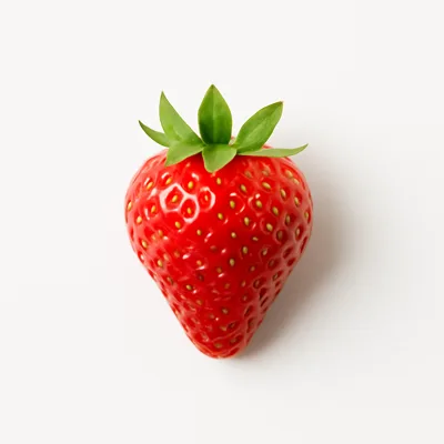 Illustration of strawberries, raw