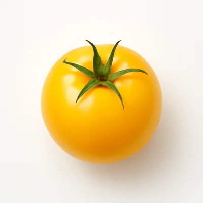 Illustration of tomatoes, yellow, raw