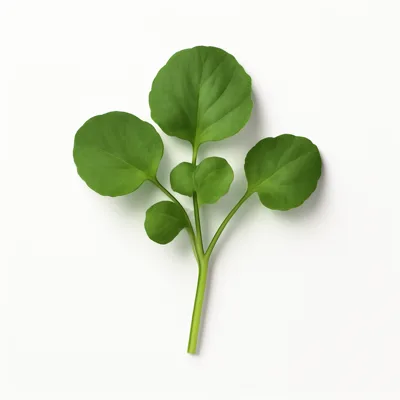 Illustration of watercress, raw