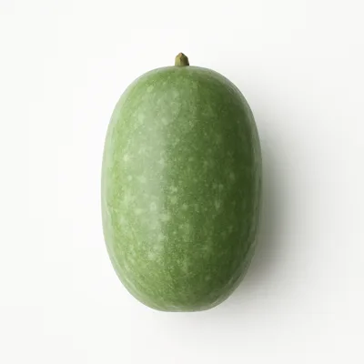Illustration of waxgourd, (chinese preserving melon), raw