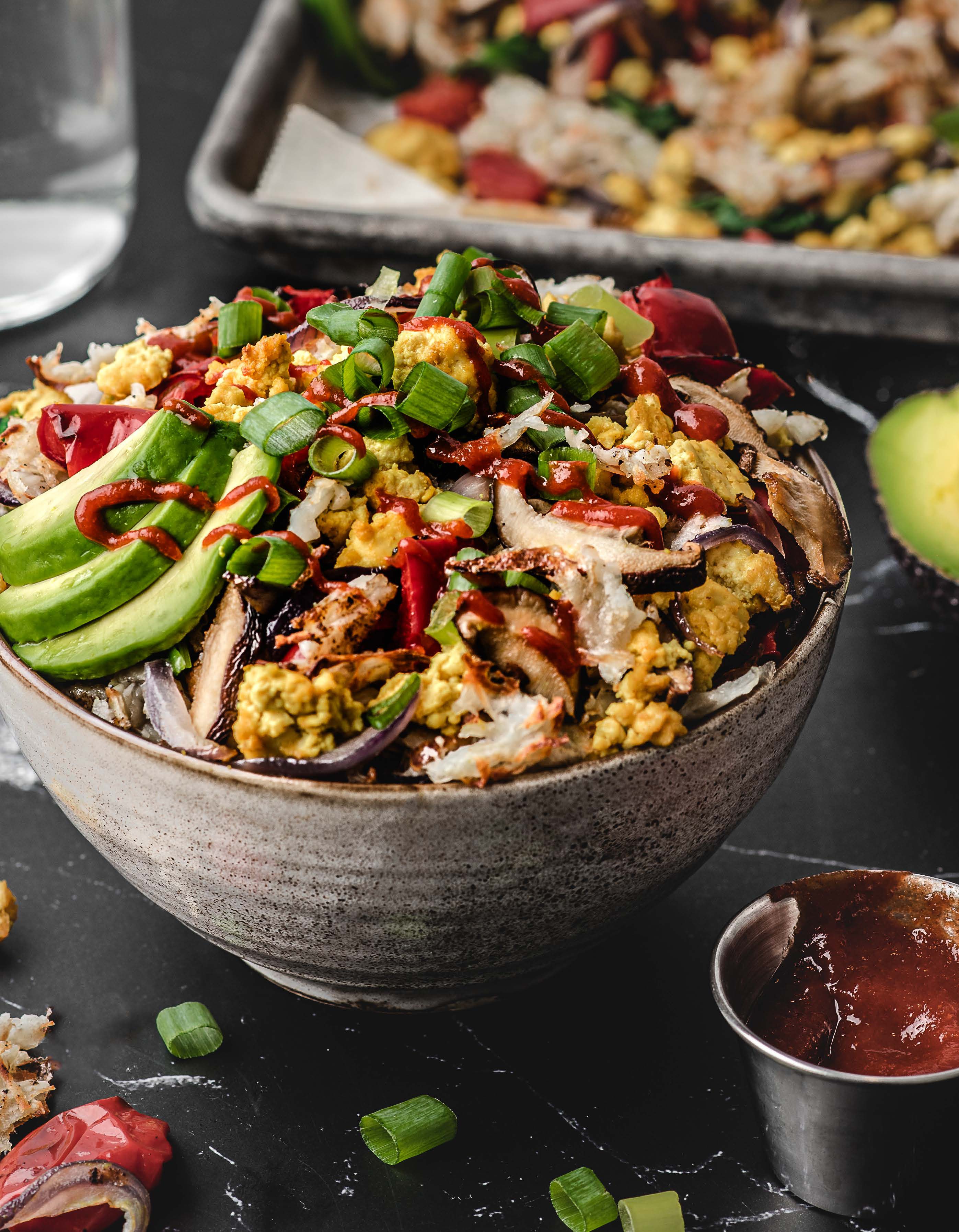 All-in-One Breakfast Sheet-Pan Bowls