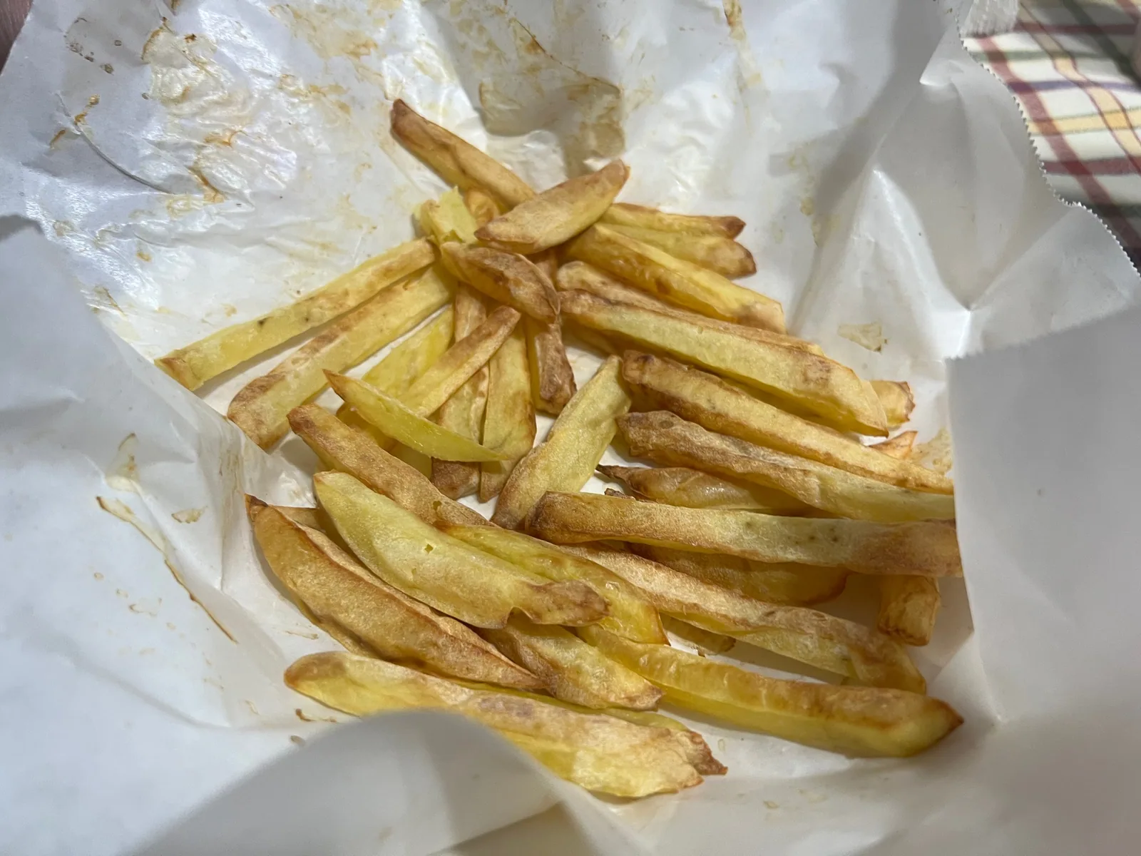 Oil-Free Air Fryer French Fries as cooked by Ely