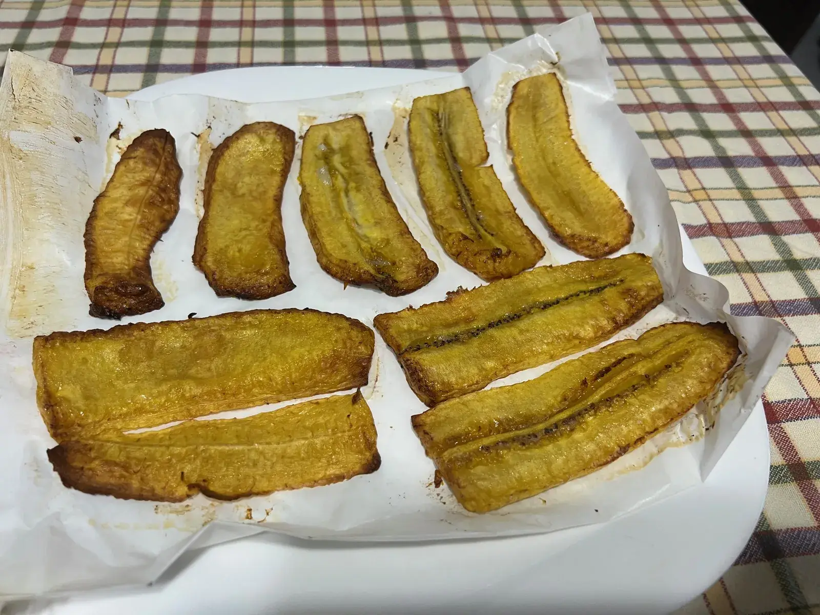 Oil-Free Air Fryer Sweet Plantains, cooked by Ely