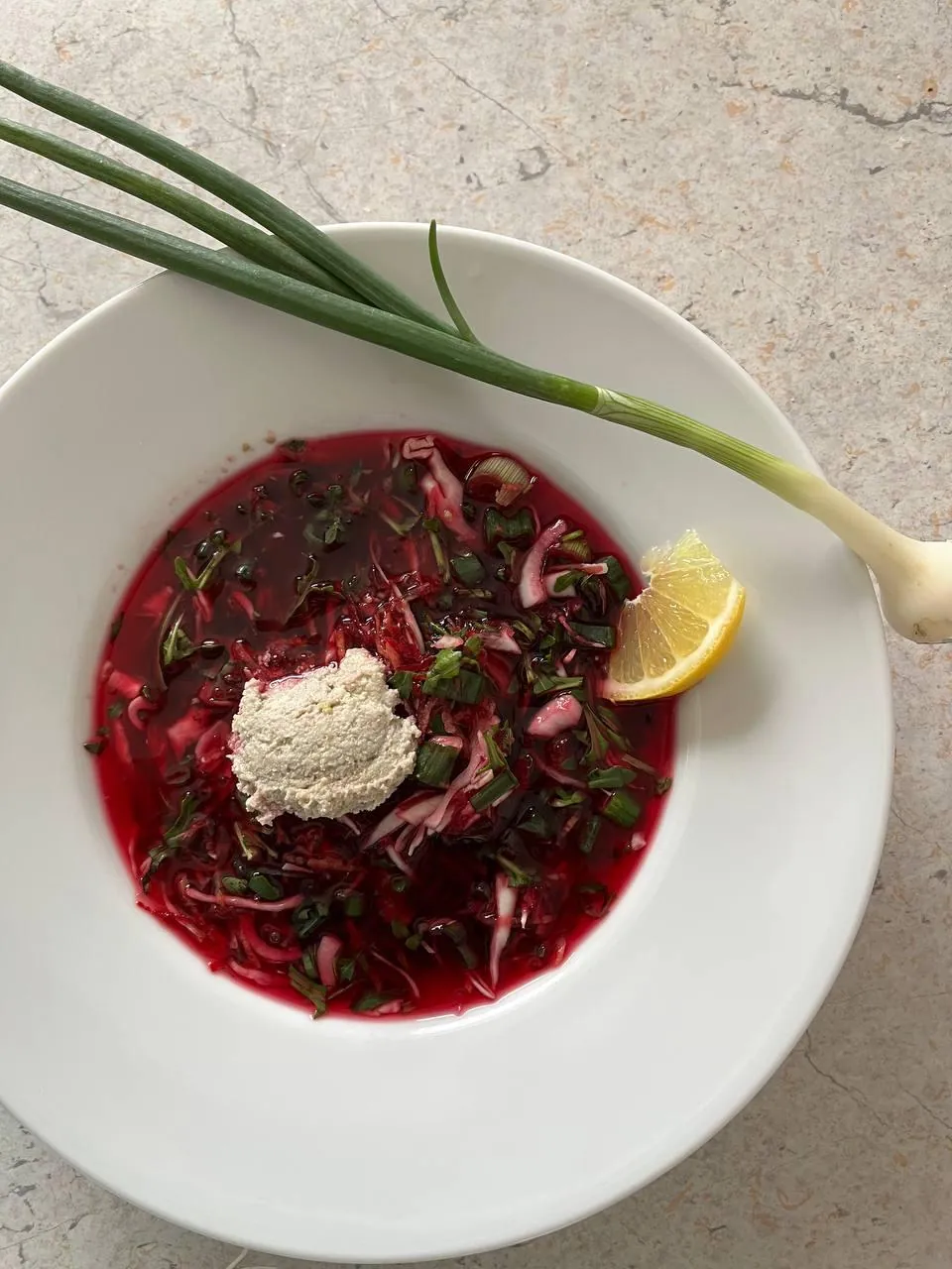 Raw Vegan Borscht as cooked by Katja